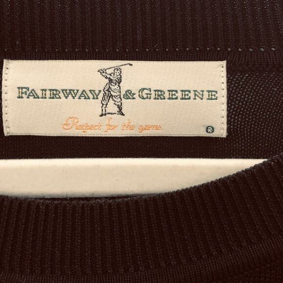Fairway & Greene Sweater Black Mens XXL Pima Cotton Monogrammed 'ER' Golf. - Picture 3 of 9